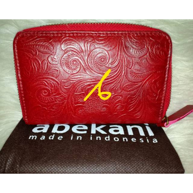 DOMPET KULIT ASLI BY ABEKANI  LW-011 embos limited edition i cantik banget