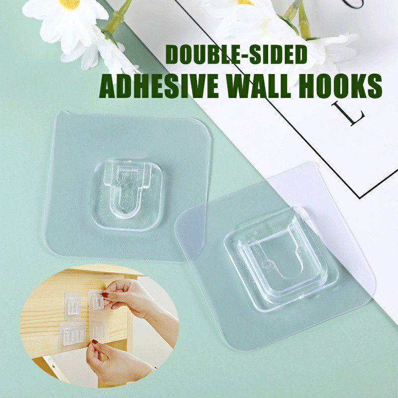 GANTUNGAN HOOK DUA SISI / TEMPELAN GANTUNG ORGANIZER / HOOK DOUBLE SIDE ADHESIVE Mysunstore