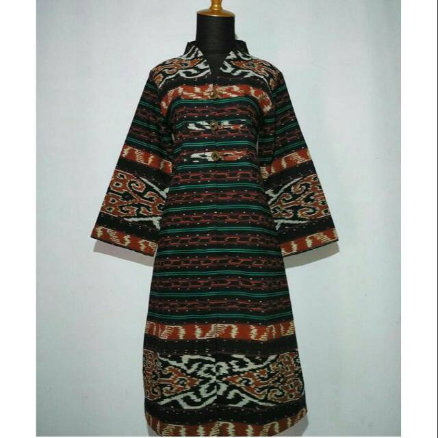 Dress Tenun Blanket Halus Motif TORAJA