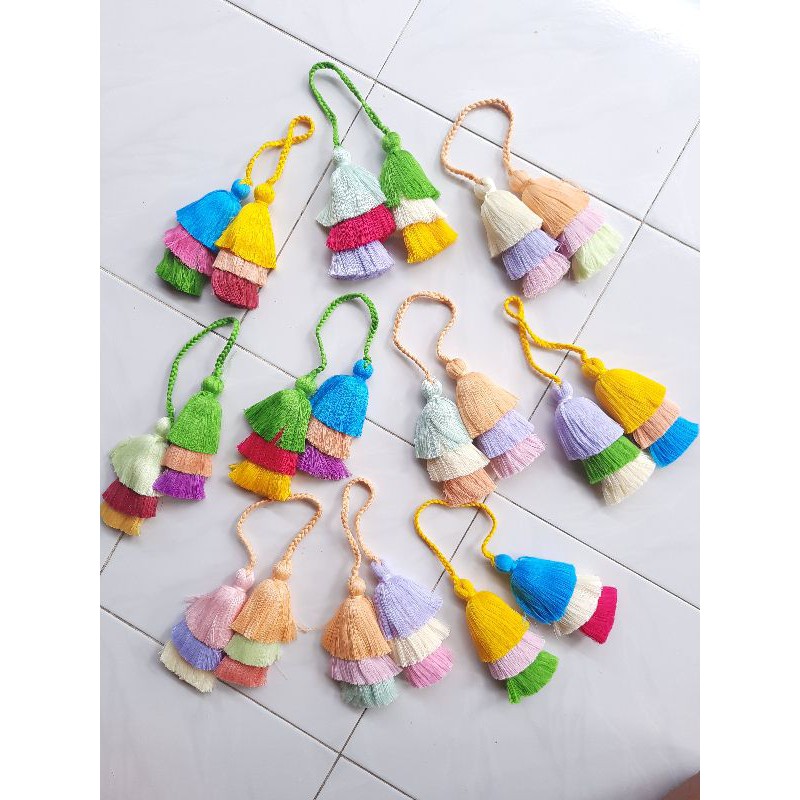 Hiasan Gantungan Tas Tassel/ Hiasan Tassel/ Hiasan Tas Murah/ Gantungan Tas Murah/ Gantungan Tassel