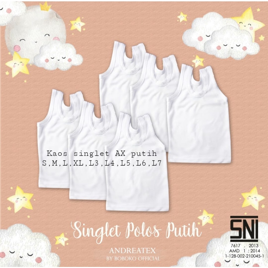 BOBOKO SINGLET BAYI BOBOKO SINGLET ANAK