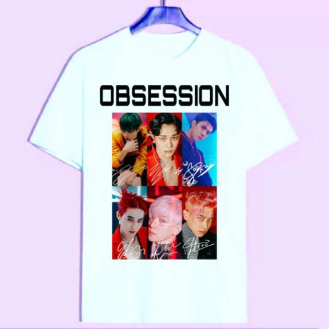 COD LIMITED TSHIRT EXO OBSESSION CHANYEOL SEHUN BAJU EXO CHANYEOL SEHUN