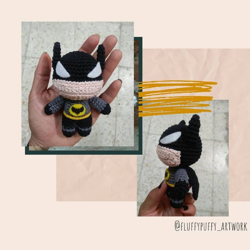 Batman Amigurumi / boneka rajut batman