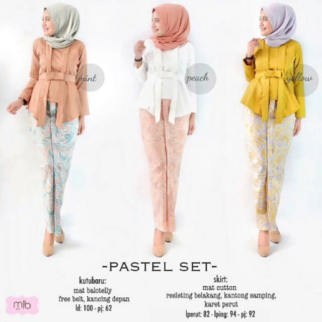 

Pastel set