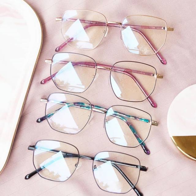 KACAMATA BACA PLUS MINUS WANITA PRIA| Frame kacamata 6637 besi classic fashion | anti radiasi PHOTOC