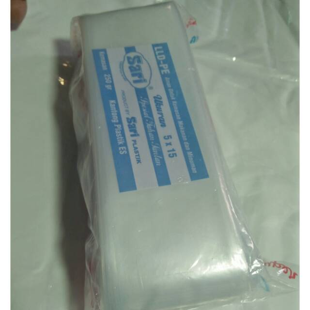 Plastik es ukuran 5x15