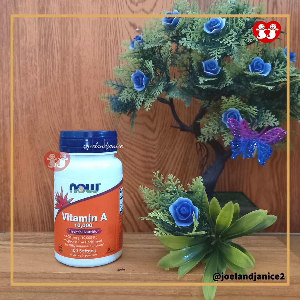 Now Vitamin A 10000IU 100sgl