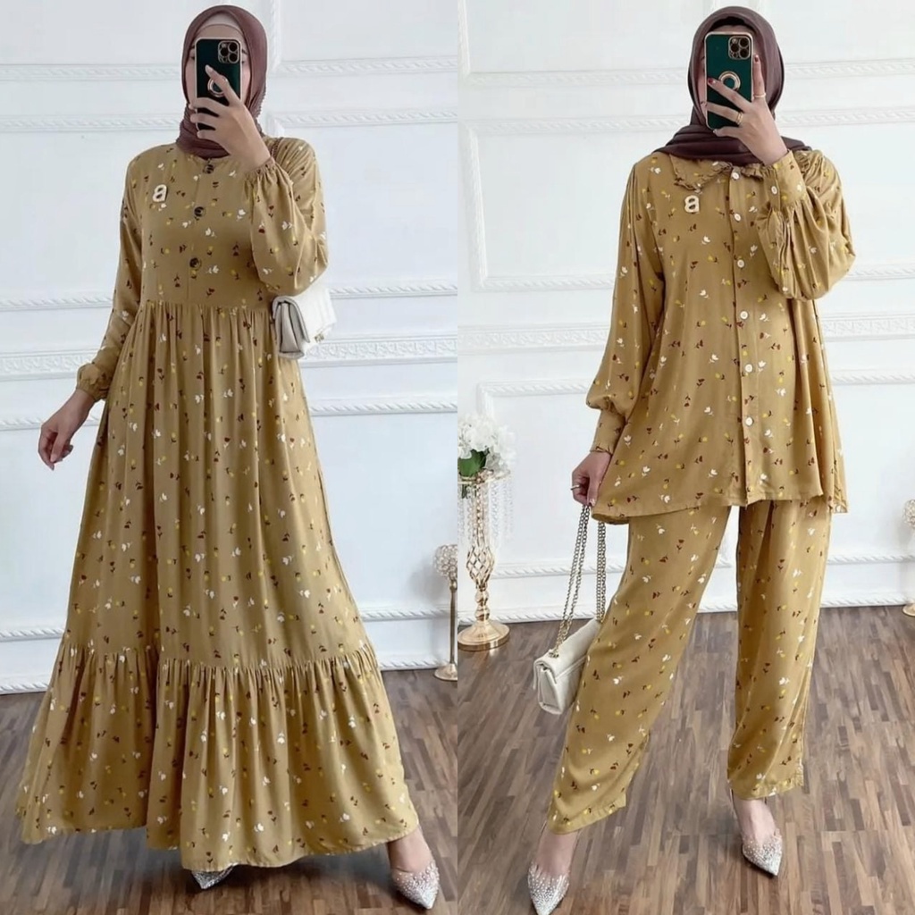 MIZOYA GAMIS DAN ONESET / GAMIS RAYON MODEL REMPEL / GAMIS RAYON BUSUI / GAMIS RAYON VISCOSE JUMBO /