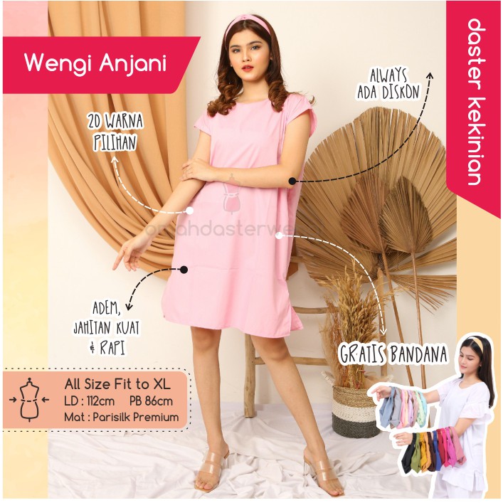 Dress Mini Pendek Sexy Wanita Midi Dres Casual Daster Dress Pendek Sexy Kekinian Anjani NR1