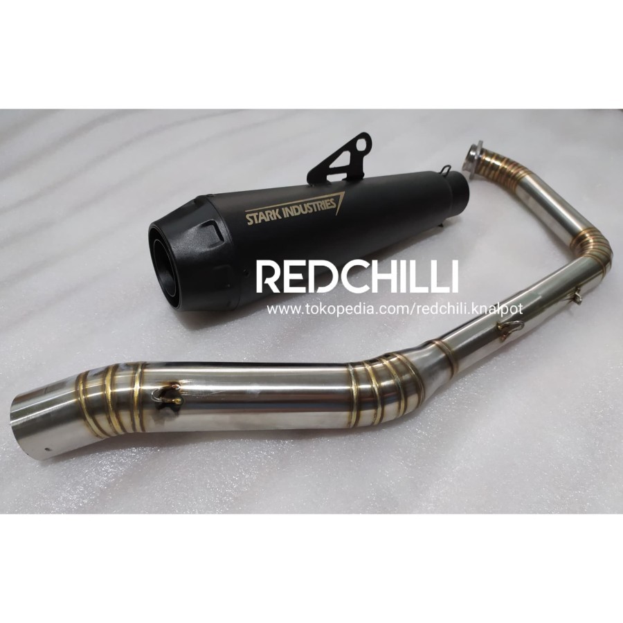 Knalpot Yamaha XSR155 - Knalpot Yamaha XSR 155 Black