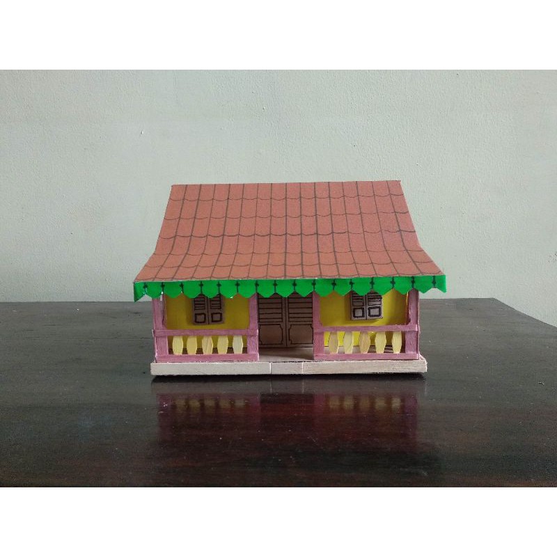 Prakarya Maket Miniatur Rumah Adat Betawi Sesuai PLBJ Kelas 6 SD