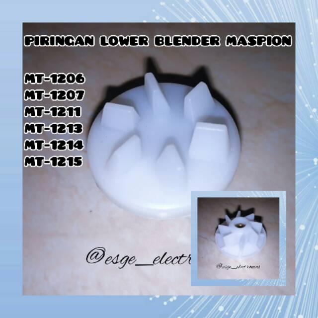 ORIGINAL KONEKTOR LOWER BLENDER MASPION GIGI GEAR BLENDER MASPION MT 1206 MT 1207 MT 1211 MT 1213