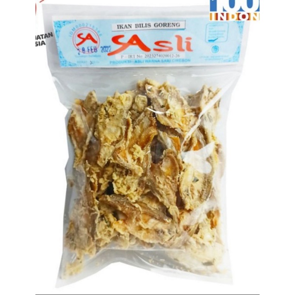 

Bilis Goreng Tepung Original Berat - 250 Gram Oleh Oleh Khas Cirebon