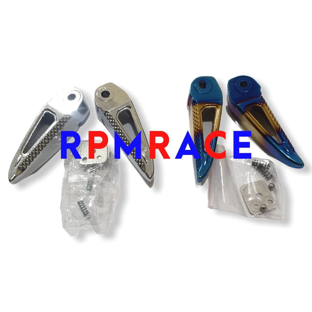 Injakan step belakang twotone chrome model Scoopy beat vario 110 vario 125 dll