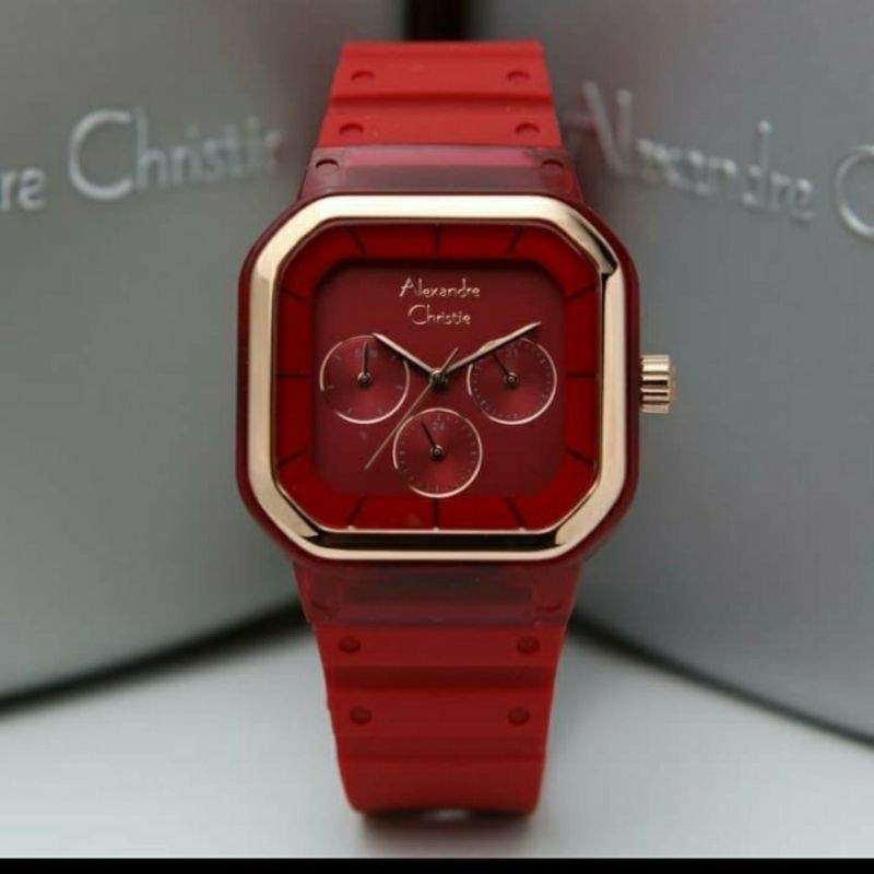 Alexandre Christie 2811 Wanita Merah Red Original