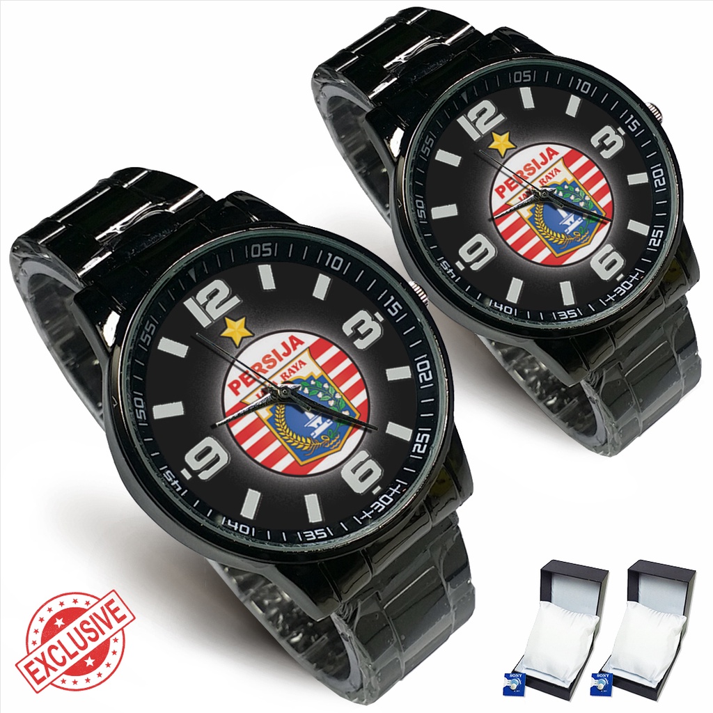 Jam Tangan Rantai Couple PERSIJA - 3 (Keren)