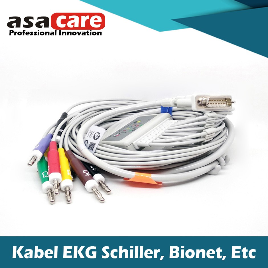 Kabel EKG Recorder Schiller/ BTL/ Nihon Kohden/ Cardiocare/ Utas