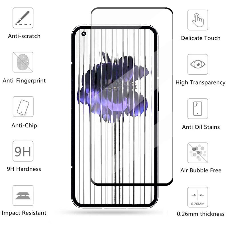 Pelindung Layar Tempered Glass 9H HD Transparan Untuk Iphone 1