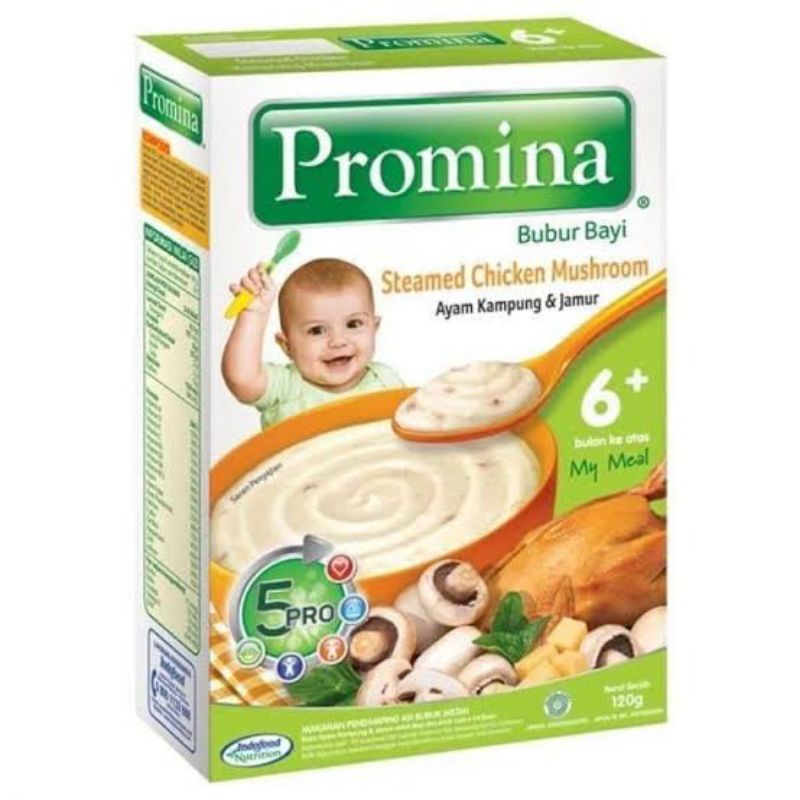 

Promina bubur bayi steamed chicken mushroom