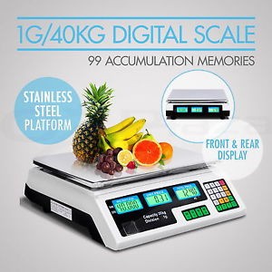 Timbangan Buah Digital Fruits Vegetables Scale Food Stainless Sayuran