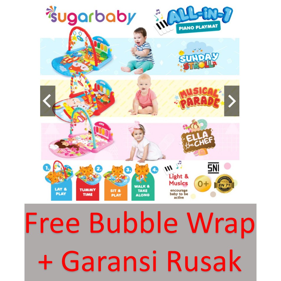 Sugar Baby All in 1 Piano Playmat / Spacebaby Mastela Smartstart Playgym CBKS