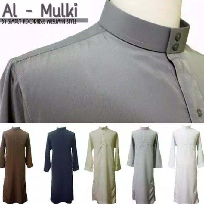 SELAMAT BELANJA DI TOKO KAMI JUBAH PRIA HARAMAIN AL MULKI/GAMIS PRIA DEWASA - PUTIH, M TERIMAKASIH