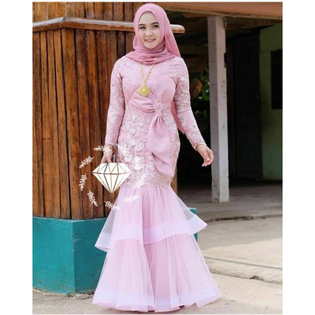 Bridesmaid Dress Kondangan Muslim / Sage Green Lilac Taro Mocca Milo Silver Broken White Biru Wardah
