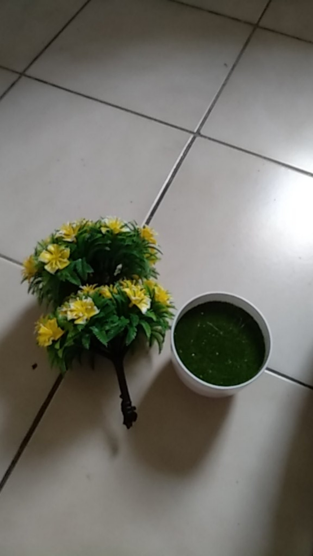 Cod/bonsai Tingkat / Ornamen Tanaman Bunga Bonsai Hias Pot Tanaman Hias Artificial Flower Bp1103