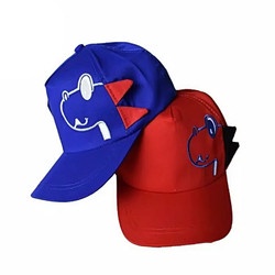 Topi Anak Dinosaurus Cewek Cowok Custom Bordir Nama / Polosan Bahan Drill-1