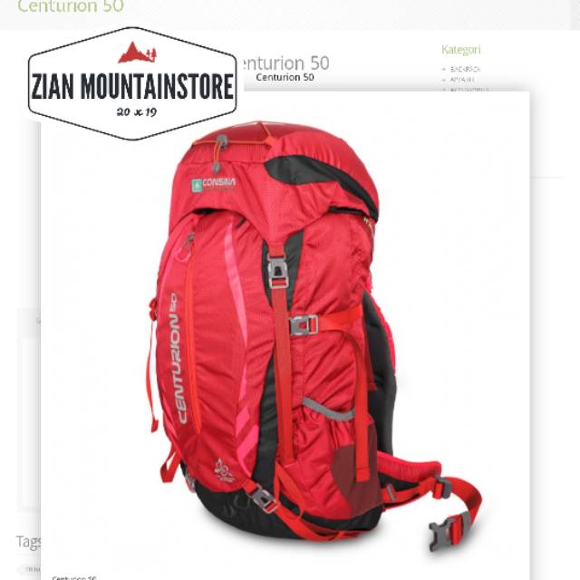 Tas Consina Carrier Seri - Centurion 50 L