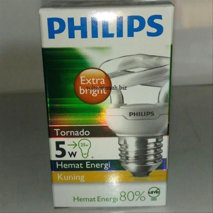 Lampu Philips Tornado 5W KUNING 5 Watt WWL warm white 5 w 5watt philip