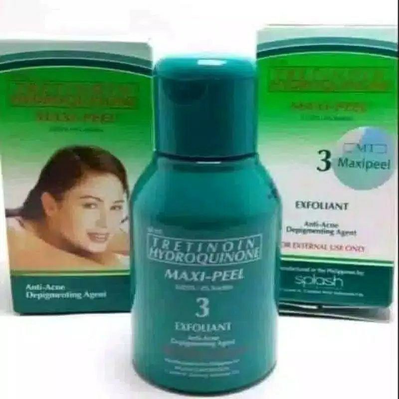 Maxipeel //Toner  Maxupeel Tretinoin hydroquinone 3 anti acne