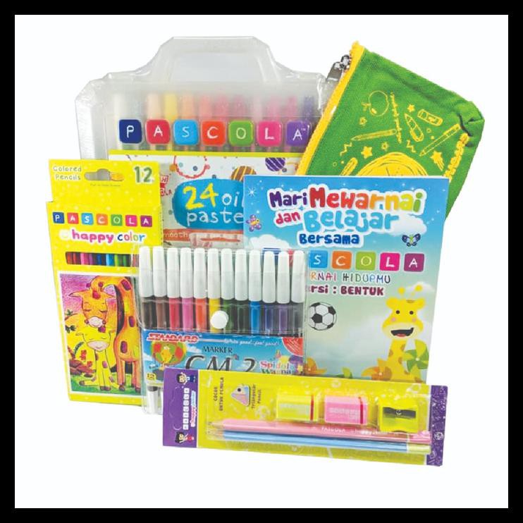 

BARU PAKET HEMAT 1 COLORING - PASCOLA PERALATAN MELUKIS MURAH TERUPDATE