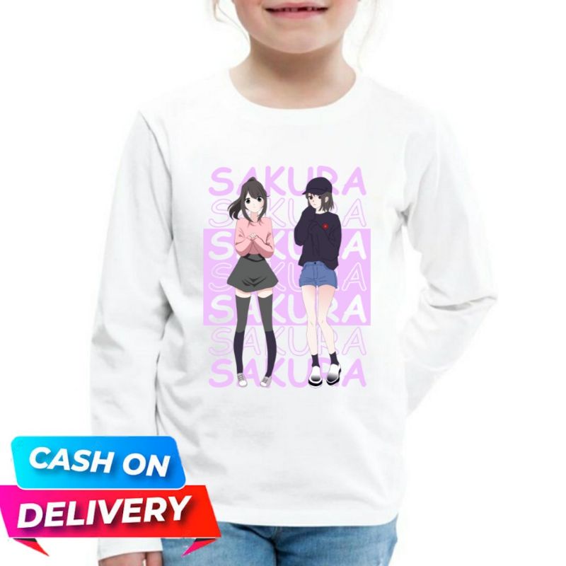 BAJU ANAK KAOS SAKURA SCHOOL SIMULATOR LENGAN PANJANG