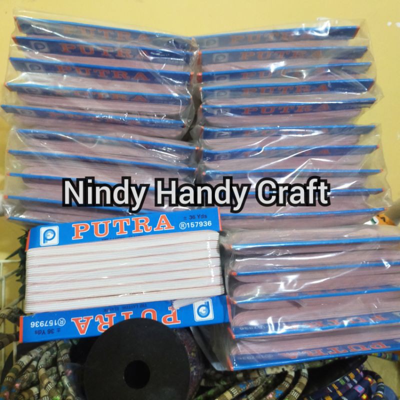 Promo Karet Putra 7mm - Koloran Putra - Karet Elastis putra- Karet Koloran - Karet Dasi