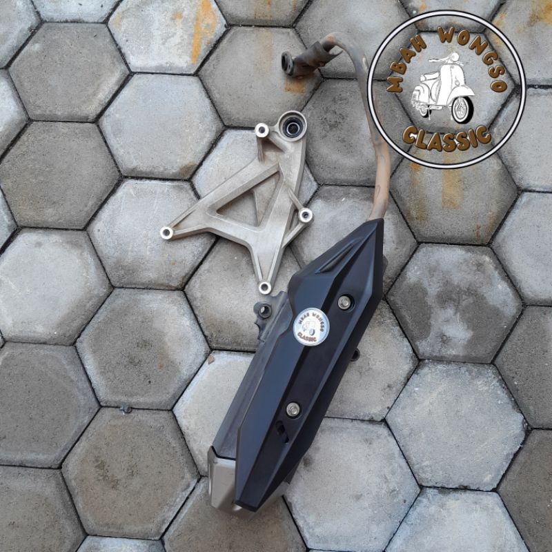 ARM PANGKON KNALPOT ALL NEW VARIO 125 ALL NEW VARIO 150 ORIGINAL COPOTAN