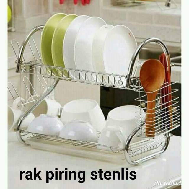 rak piring stenlis