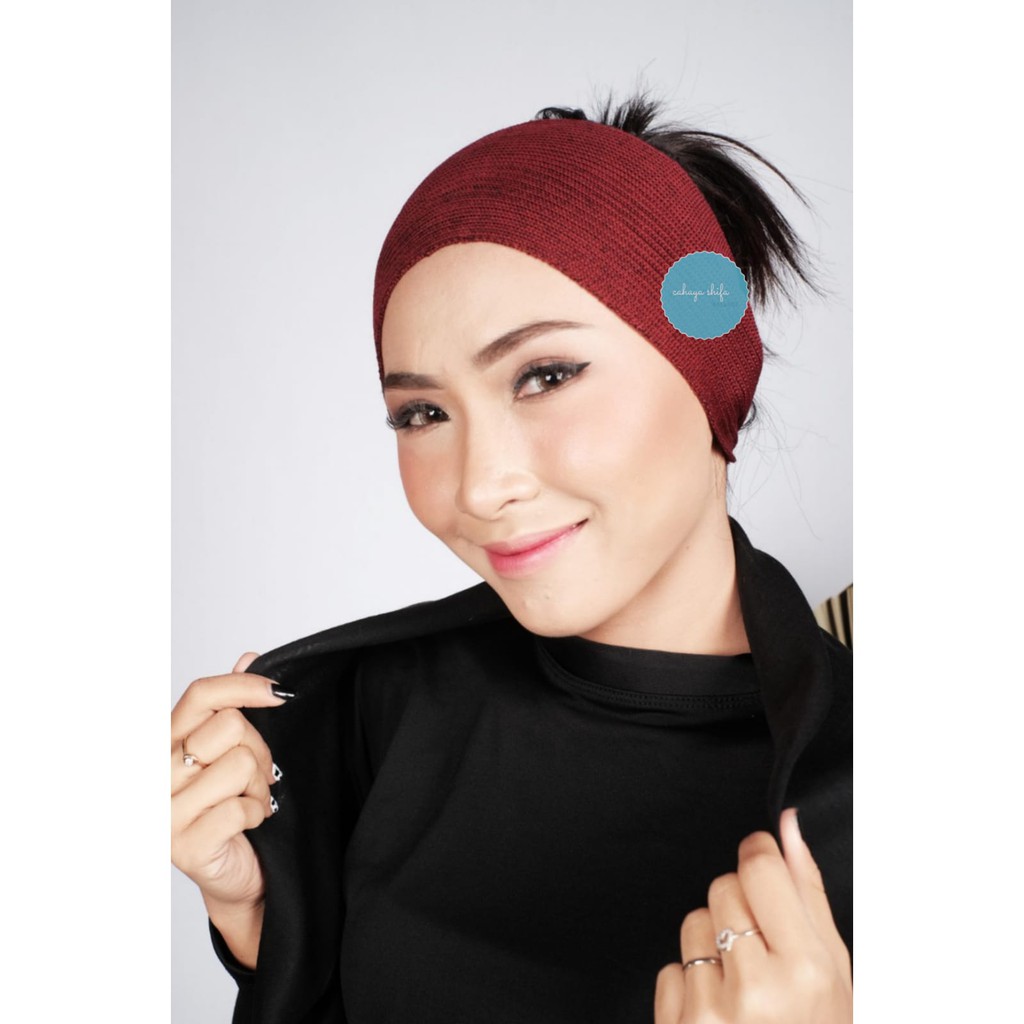 inner rajut bando bandana rajut terbaru bandana pita karet