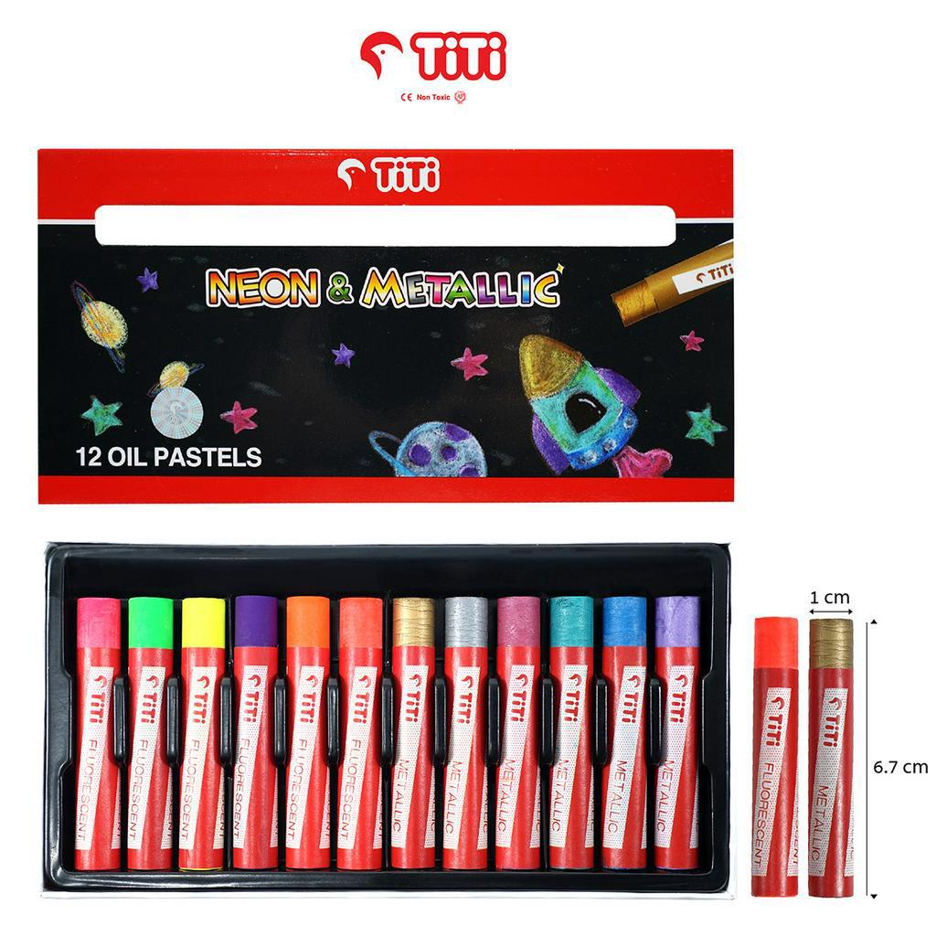 

Neon & Metallic Oil Pastel Krayon Minyak TiTi PL-12NM