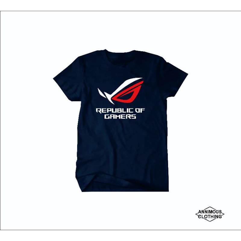 KAOS BAJU GAMING T-Shirt ASUS ROG