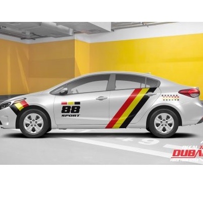 Cutting stiker mobil sedan stiker mobil sedan vios camry wigo civic dll