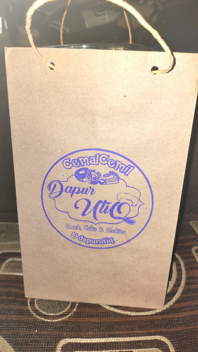 Spesial Paperbag Wadah Toples Kuker 500 Gram, Pxlxt 15x15x24.muat 3 Toples .free Desain