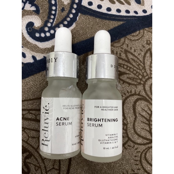 Preloved Reluvie Acne Serum dan Reluvie Brightening Serum