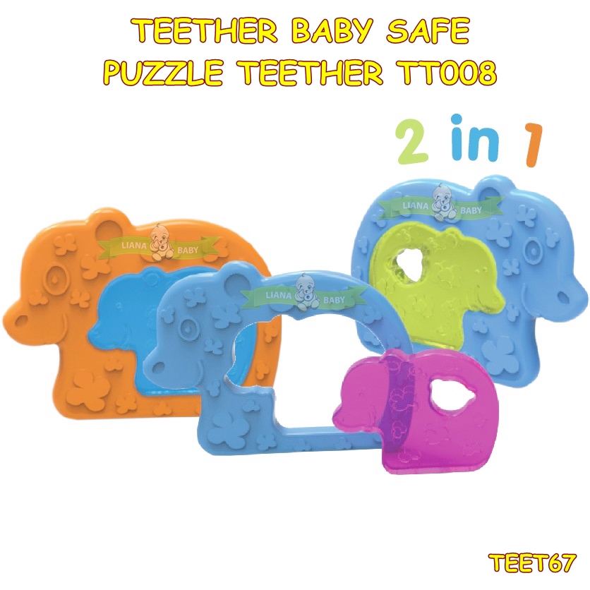 TEET67 TEETHER BABY SAFE PUZZLE TEETHER TT008