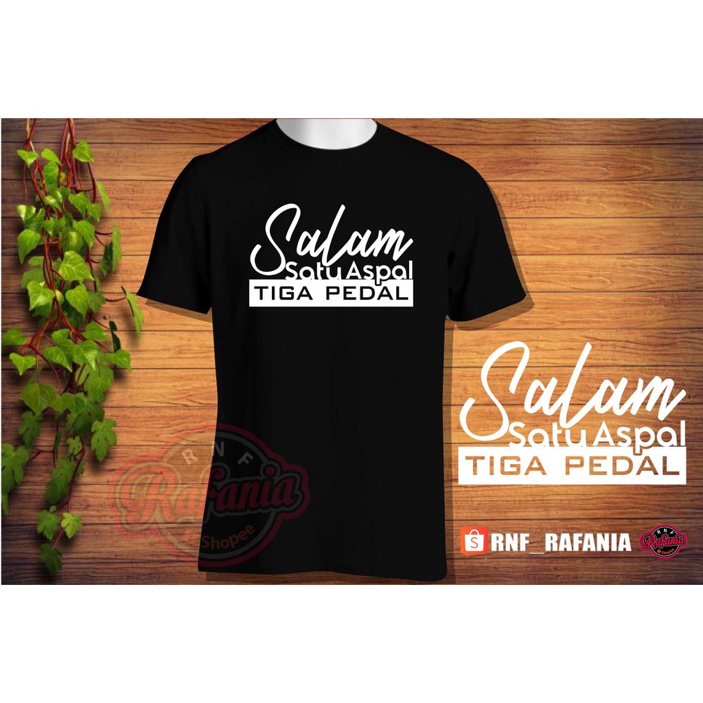 Kaos Salam Satu Aspal Tiga Pedal Kaos driver Kaos sopir kaos truk driver muda