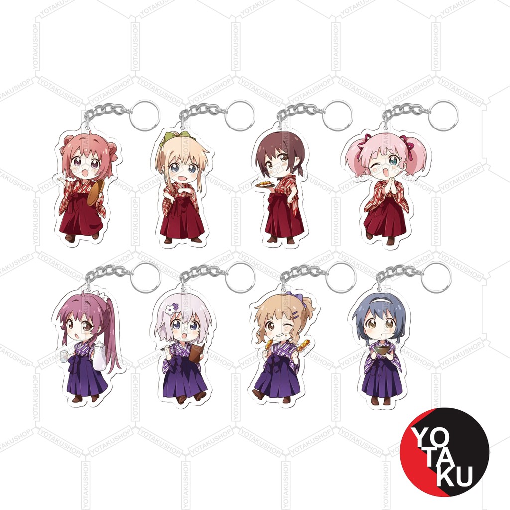 Yuru Yuri Gantungan Kunci Anime Akrilik GC18301 YOTAKUSHOP