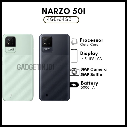 HP Realme Narzo 50i 4/64GB GARANSI RESMI- Gadgetin.id1