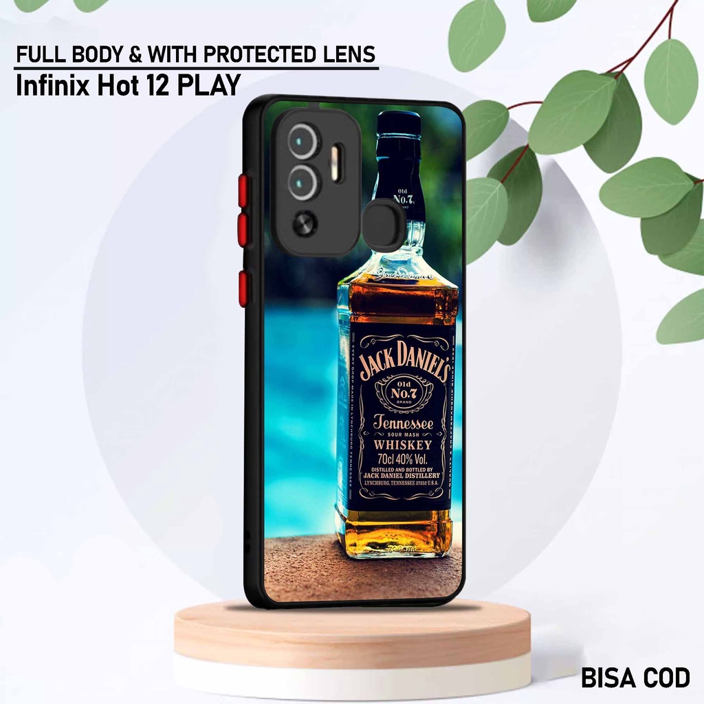 Case Infinix Hot 12 Play - Motif Case [ Drink 2 ] - Hardcase Infinix Hot 12 Play - Softcase Infinix 