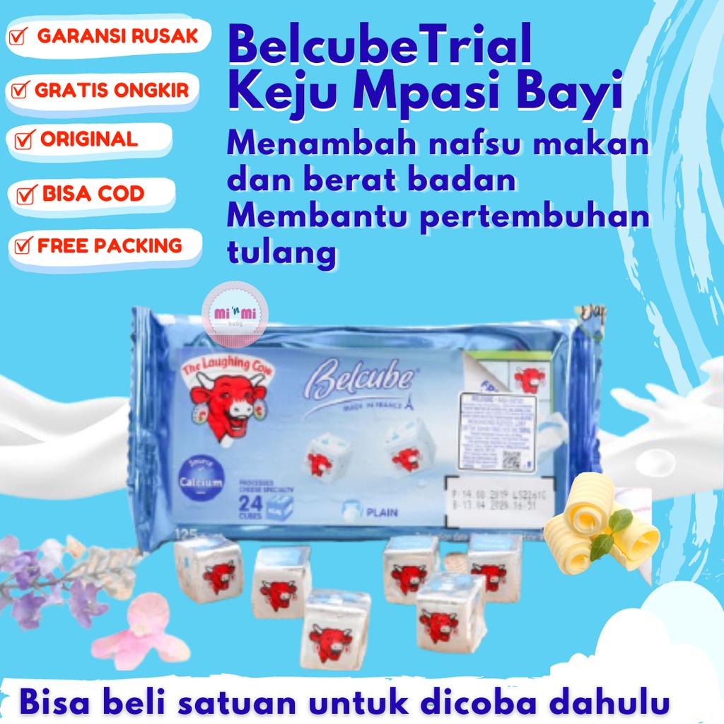

Paket mpasi 6 bulan keju belcube cheese plain keju bayi untuk mpasi bayi bb booster menambah berat badan bayi Keju Belcube The Laughing Cow