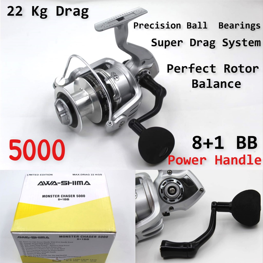 Reel Power Handle AWASHIMA MONSTER CHASER C-5000